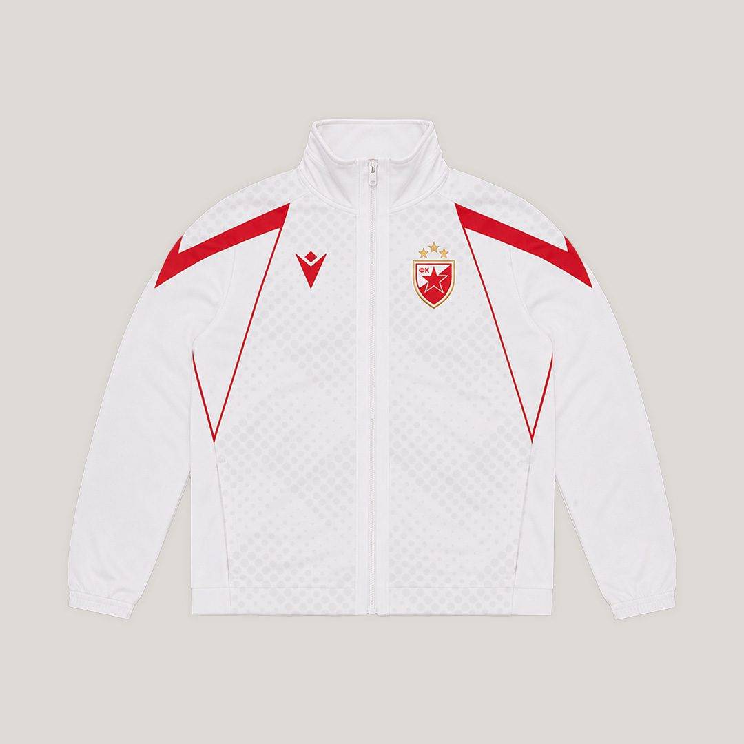 Macron-Bela-Trenerka-Gornji-Deo-Front-1080x1080px Makron kids travel sweatshirt 26/27 - Image 1