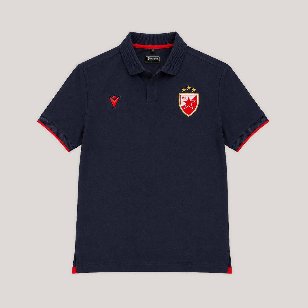 Macron-Teget-Polo-Majica-Front-1080x1080px Macron kids polo t-shirt 26/27 - Image 1