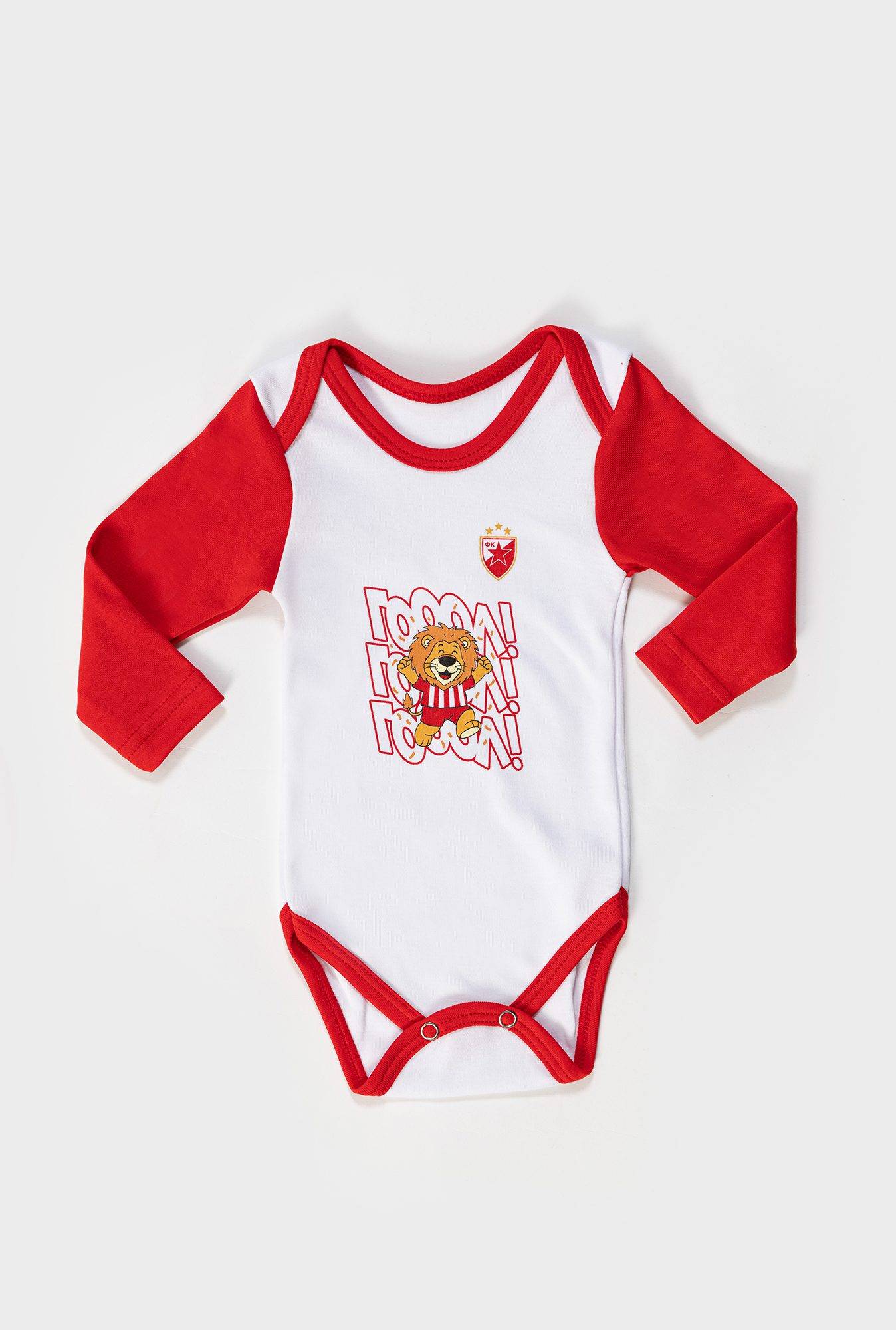 4003112-26.lav.1 Baby bodysuit long sleeve lion - Image 1