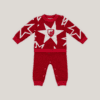 Baby bodysuit long sleeve knitted-pattern